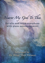 Nearer My God To Thee - Duet for Alto Saxophone and Tenor Saxophone with Piano accompaniment P.O.D cover Thumbnail